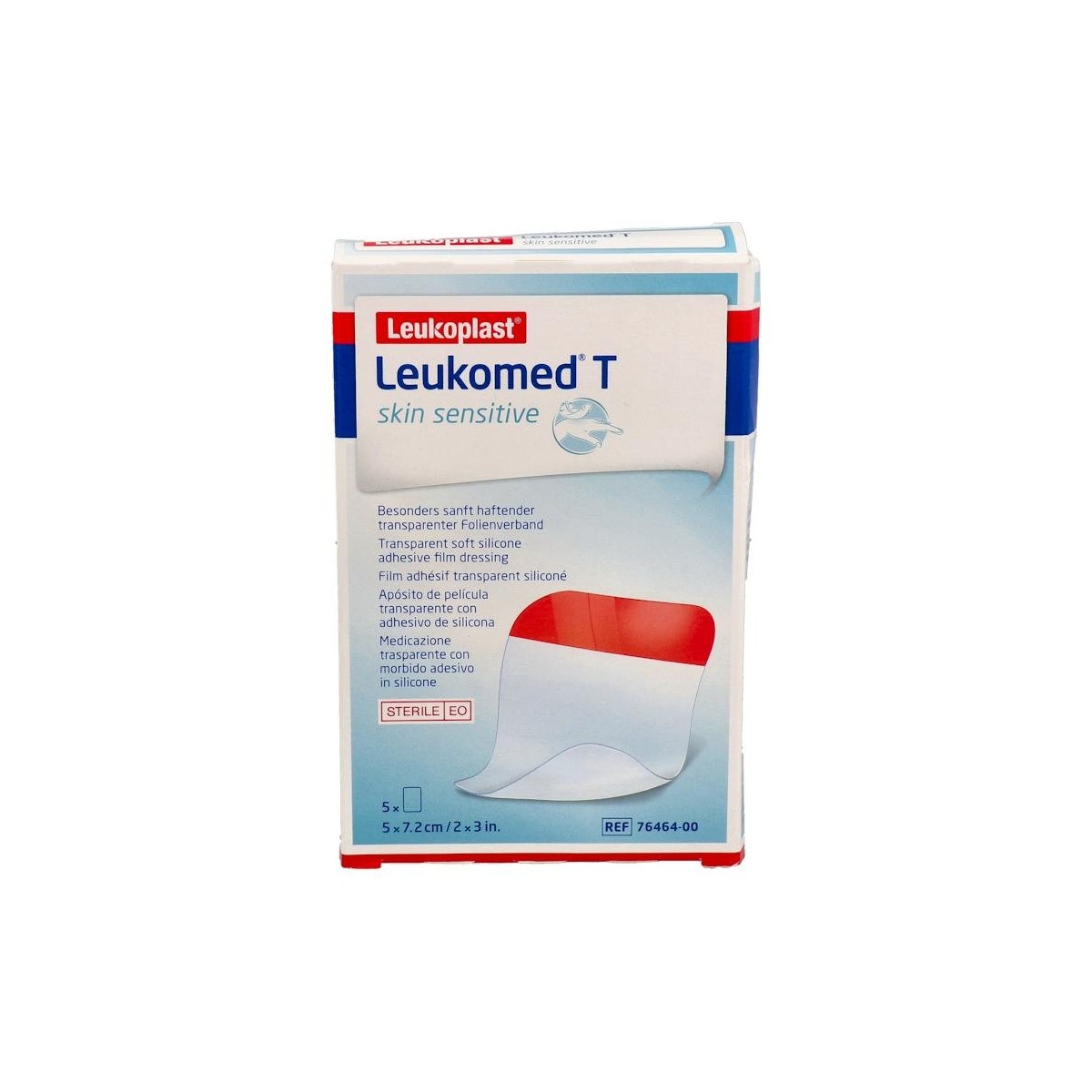 Leukomed T Skin Sensitive 5Cm X 7,2Cm 5 Un