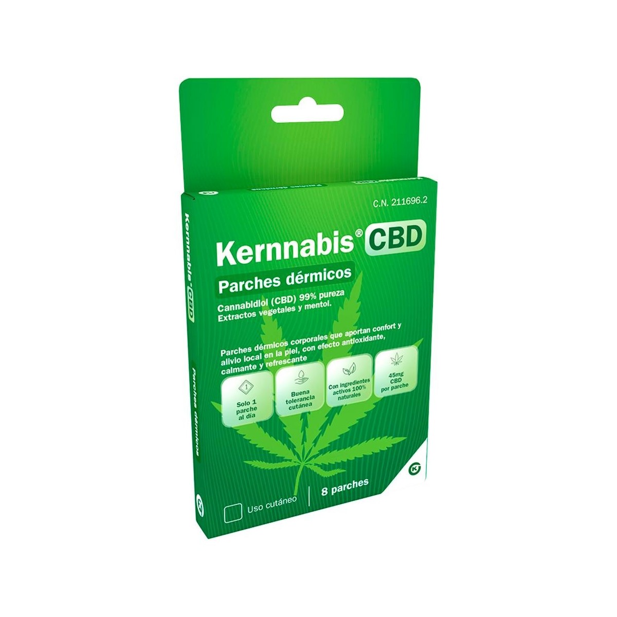 Kernnabis Cbd Parches Dermicos 8 U