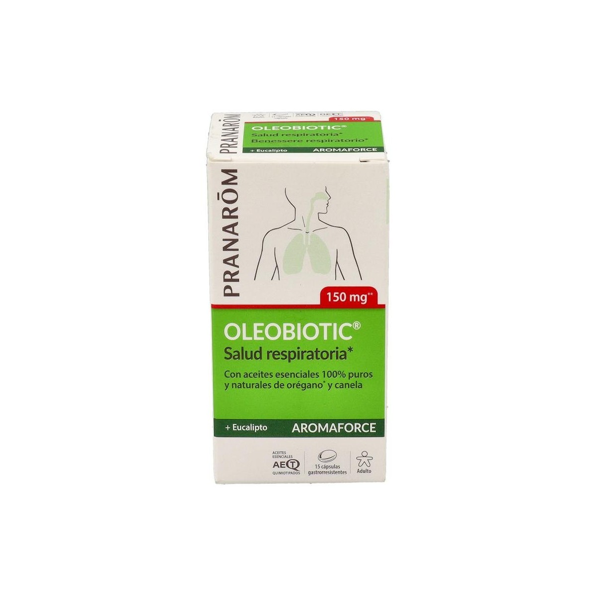 Pranarom Oleobiotic 15 Capsulas