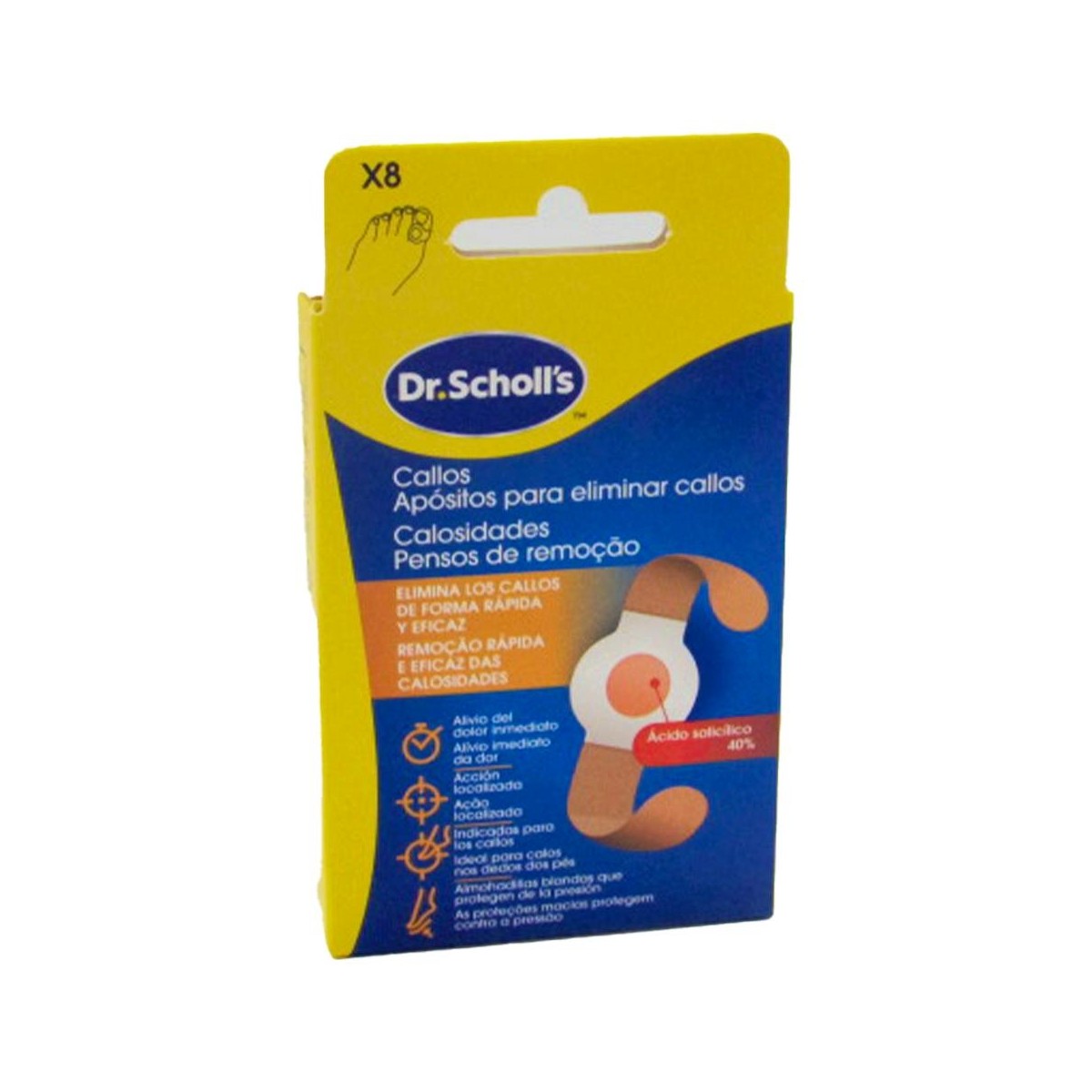 Scholl Apositos Callos 8 Uni