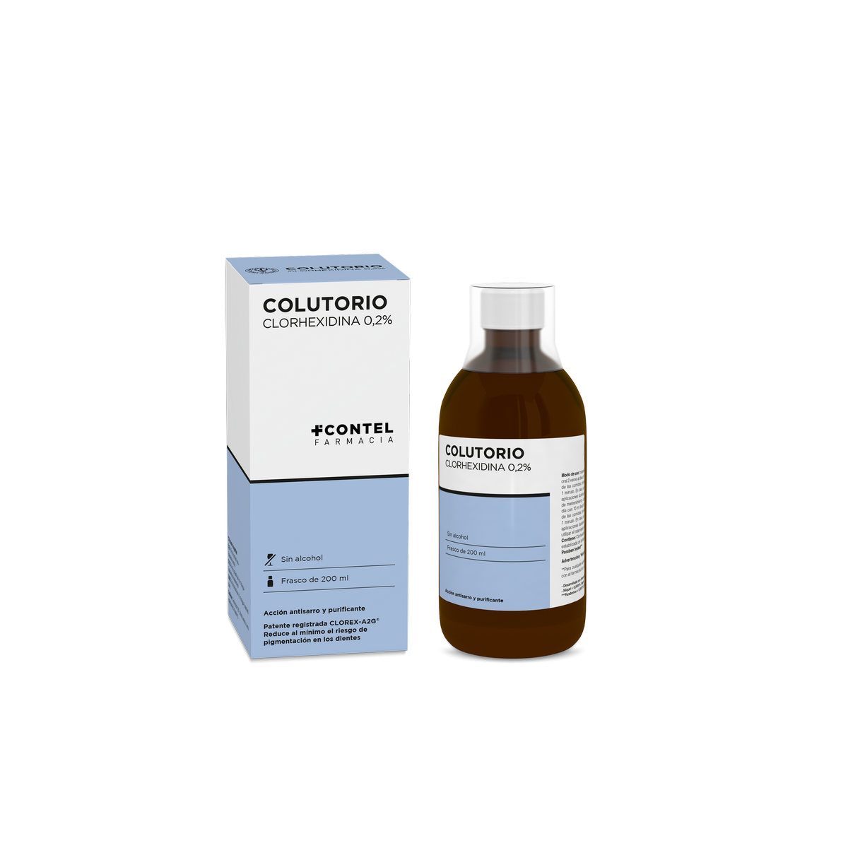 Colutorio  Clorhexidina 0,2%  Frasco De 200 Ml