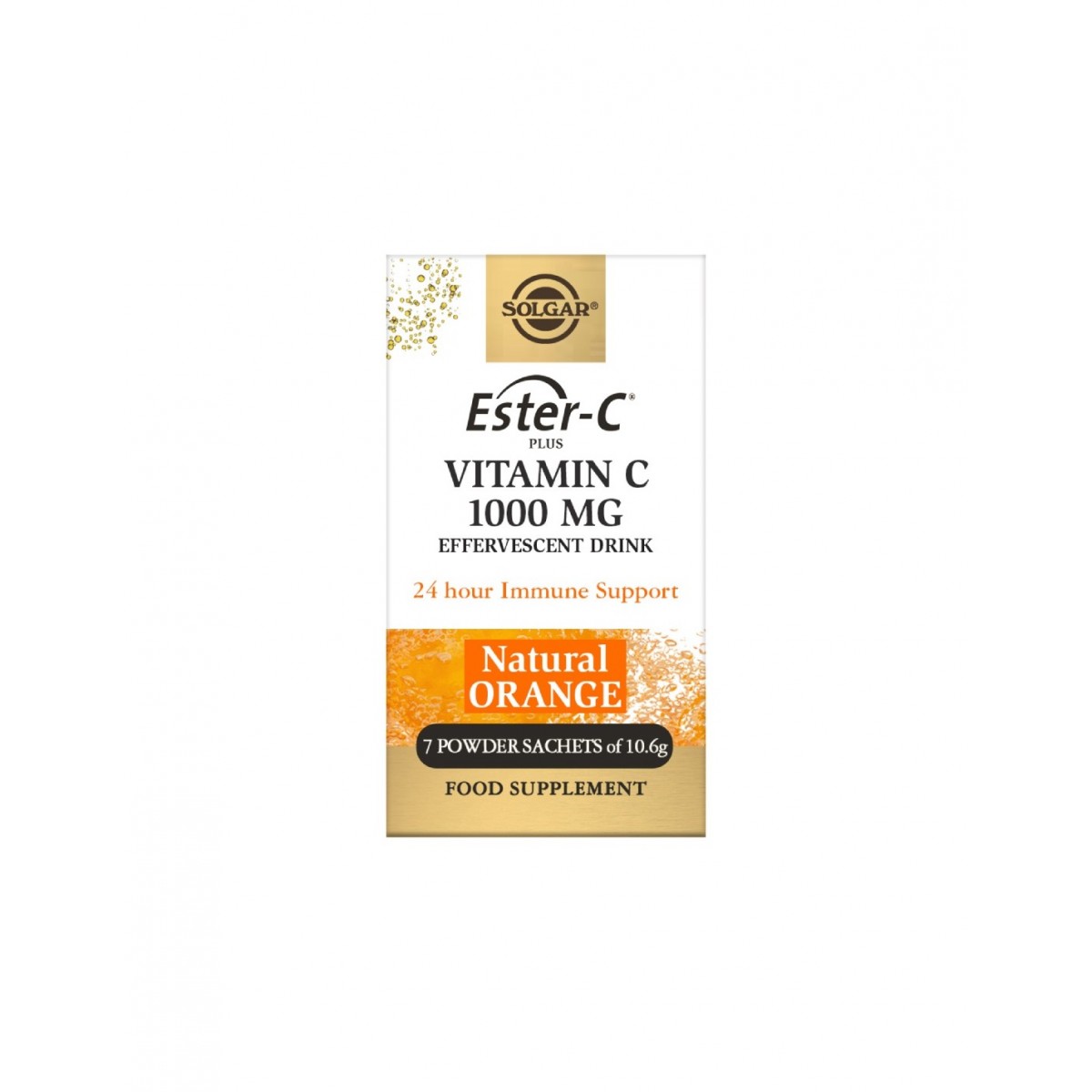 SOLGAR ESTER C PLUS VITAMIN C  7 SOBRES 10,6 G...
