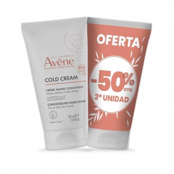 AVENE COLD CREAM CREMA DE MANOS 50% 2ªUNIDAD