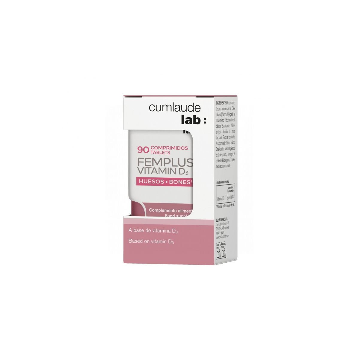 CUM FEMPLUS VITAMIN D3 90 COMPRIMIDOS