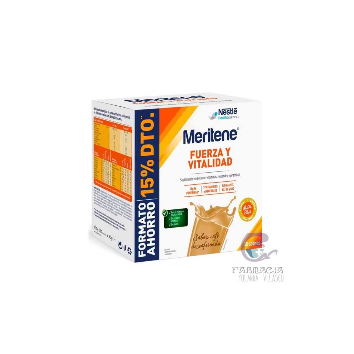 MERITENE DUPLO PACK CAFE DESCAFEINADO  -15%
