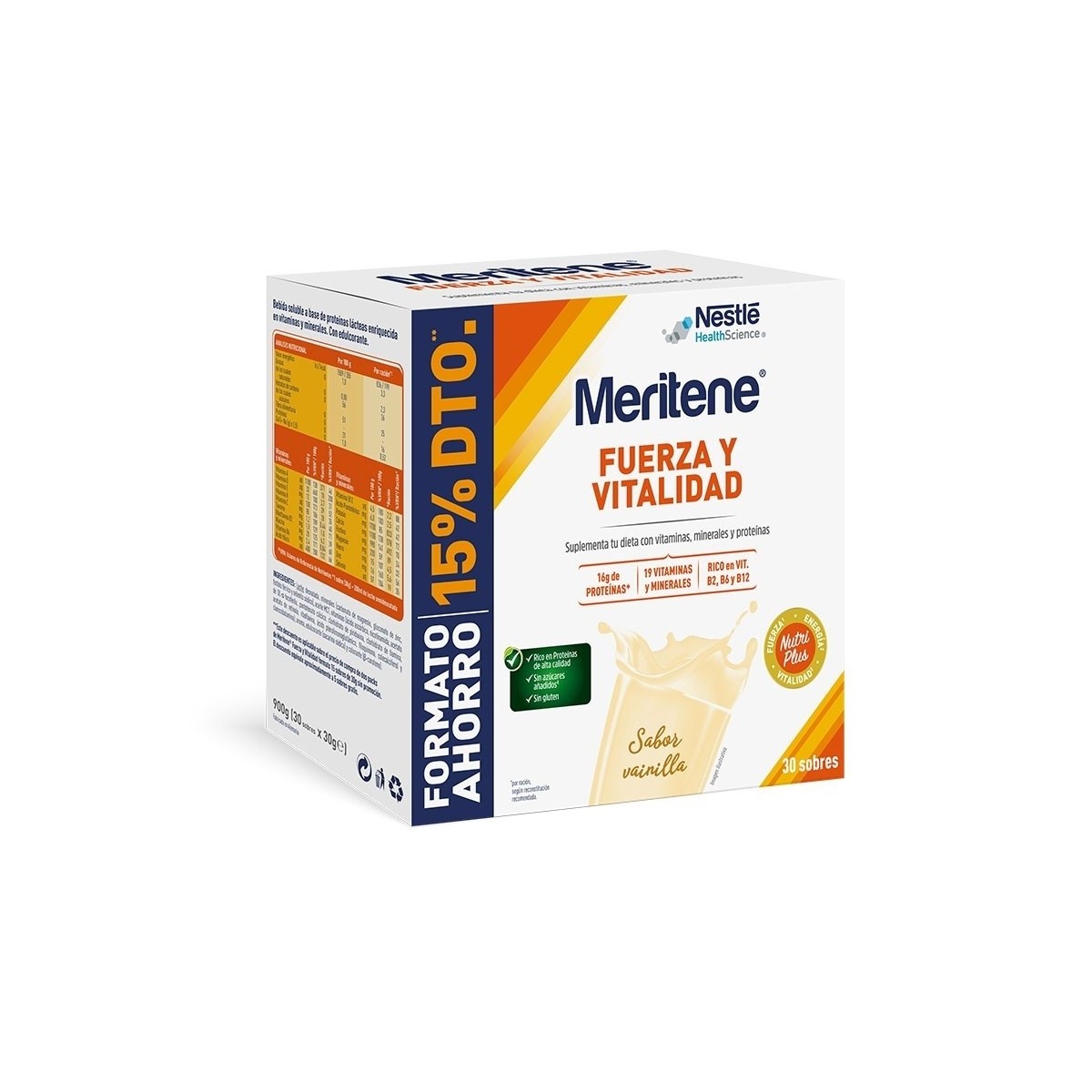 MERITENE DUPLO PACK VAINILLA -15%