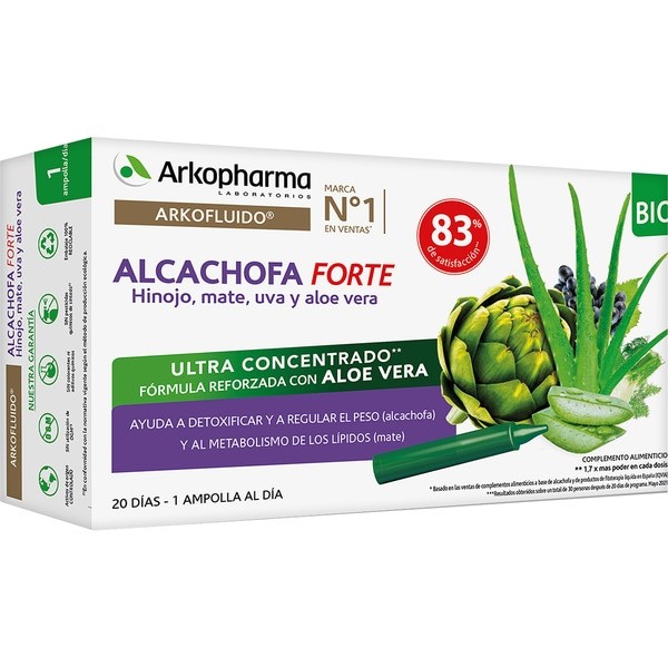 Arkofluido Alcachofa Forte Ultraconcentrado + Aloe Vera...