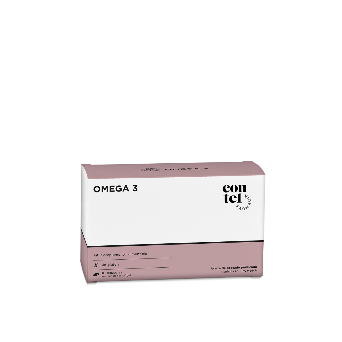 Contel Omega 3  90 Cápsulas Con Tecnología Softgel