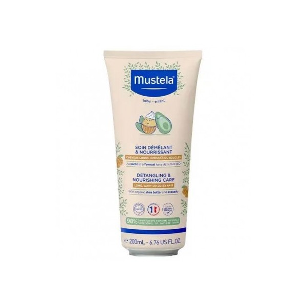 Mustela Acondicionador 2 en 1 Desenredante y Nutritivo 200ml