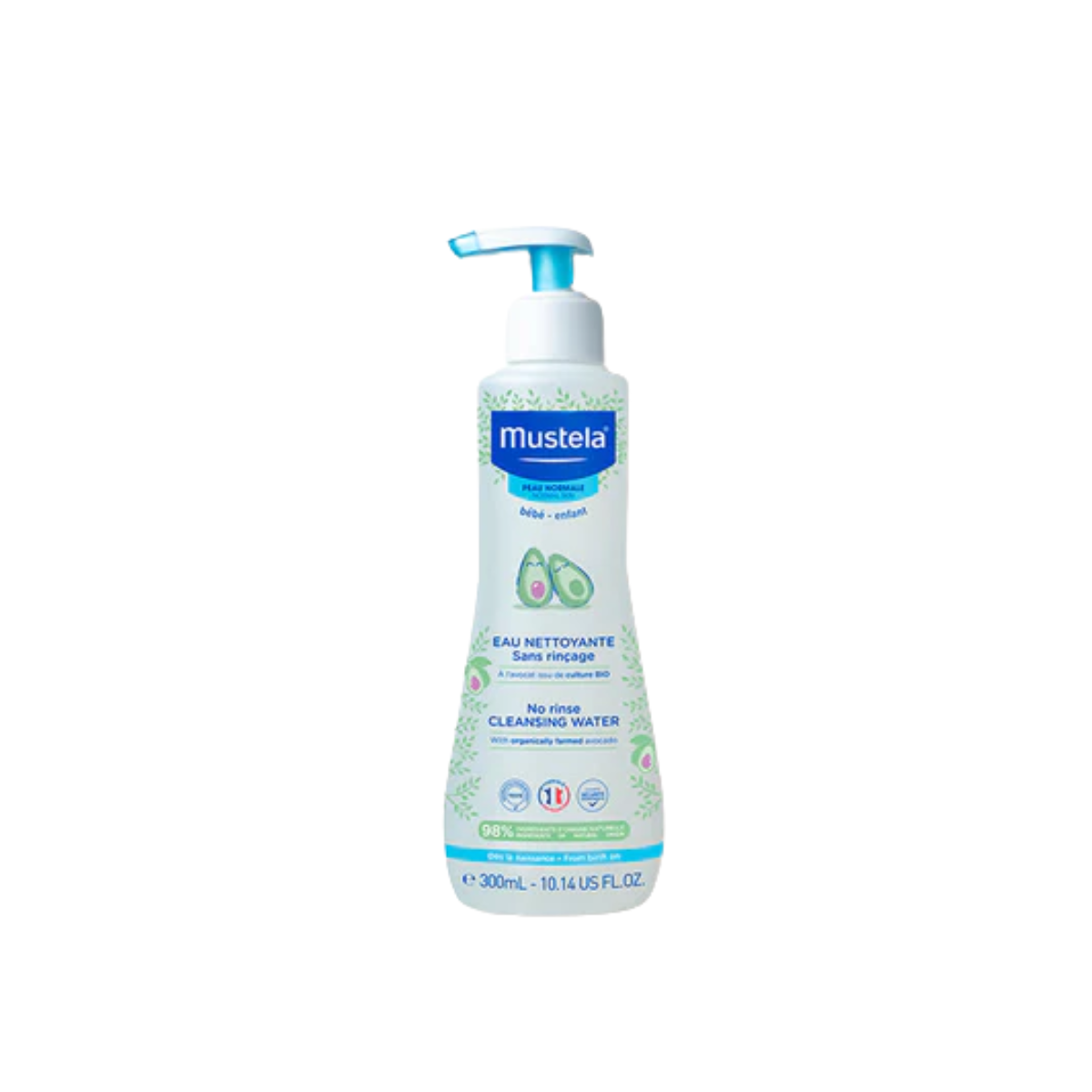 MUSTEL AGUA LIMPIADORA SIN ACLARADO 300ML