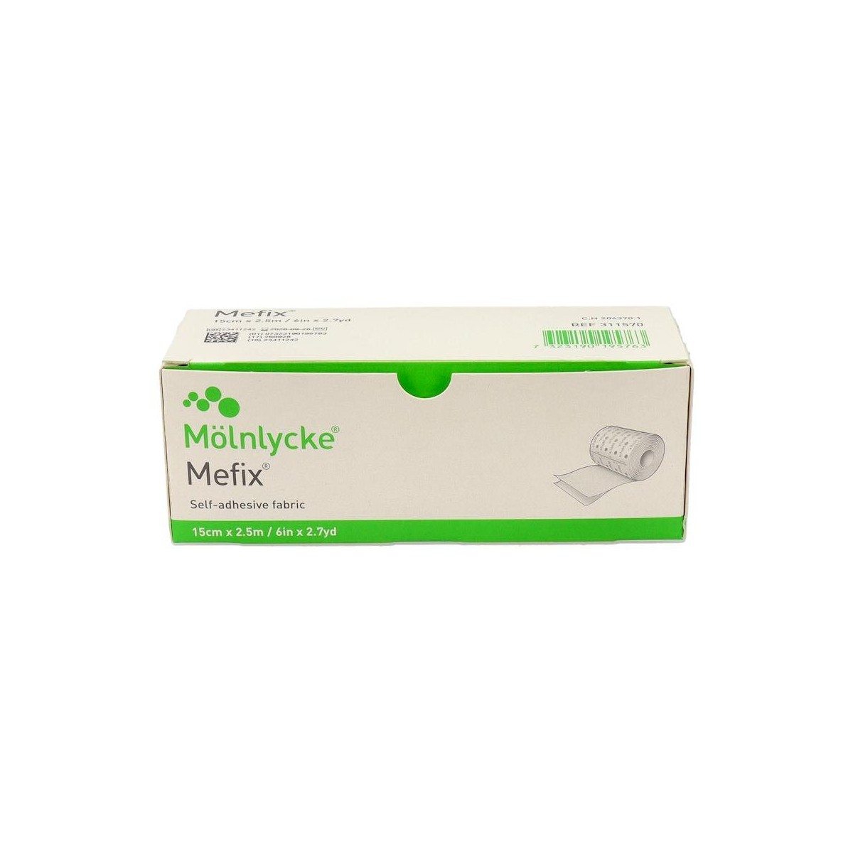 Mefix Tela Ela Adh Apo 2,5Mx15 Cm