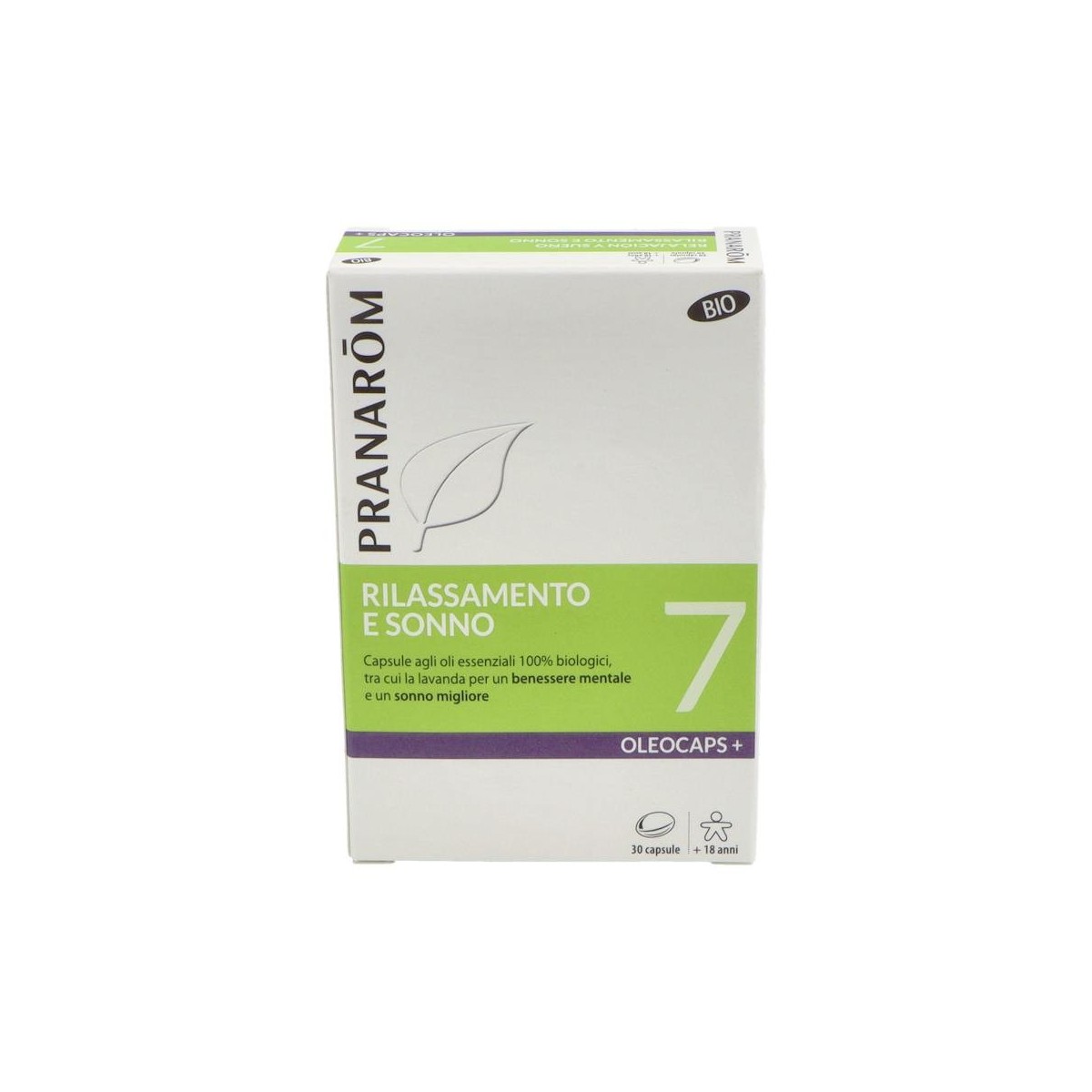 Pranarom Oleocaps Bio 7 Relajac Sueño 30 Cap
