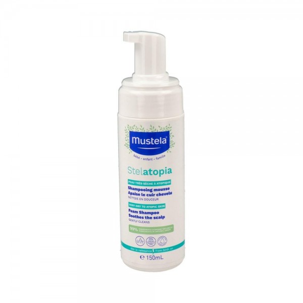 Mustela Stelatopia Champu Mousse Recien Nacido 150 Ml