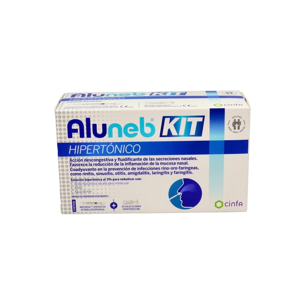 Aluneb Kit Hipertonico 20 Viales 5Ml